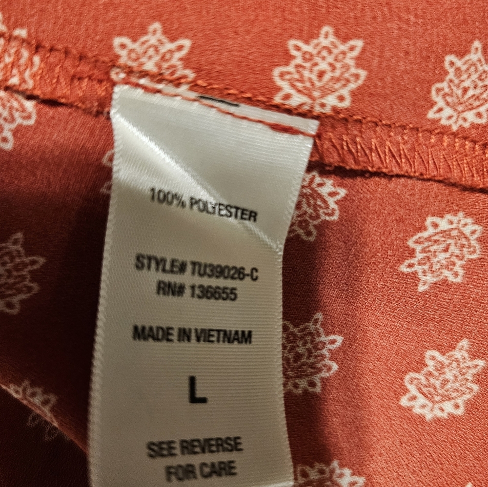 2/$20 West Kei L Bandana Pattern Tie Bottom Top - Picture 3 of 8